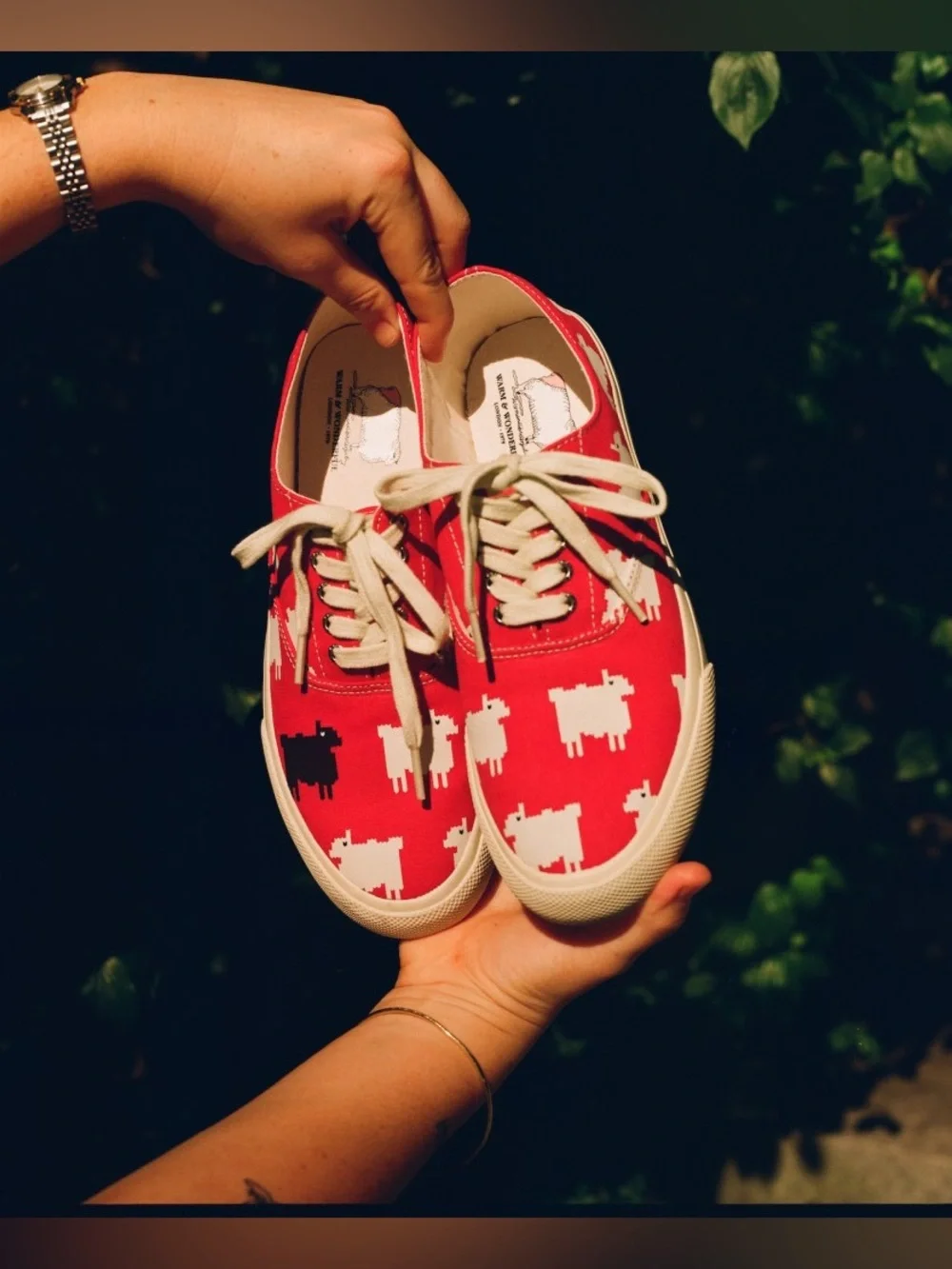 Warm & Wonderful x Sperry Cloud CVO Red Black Sheep Sneakers